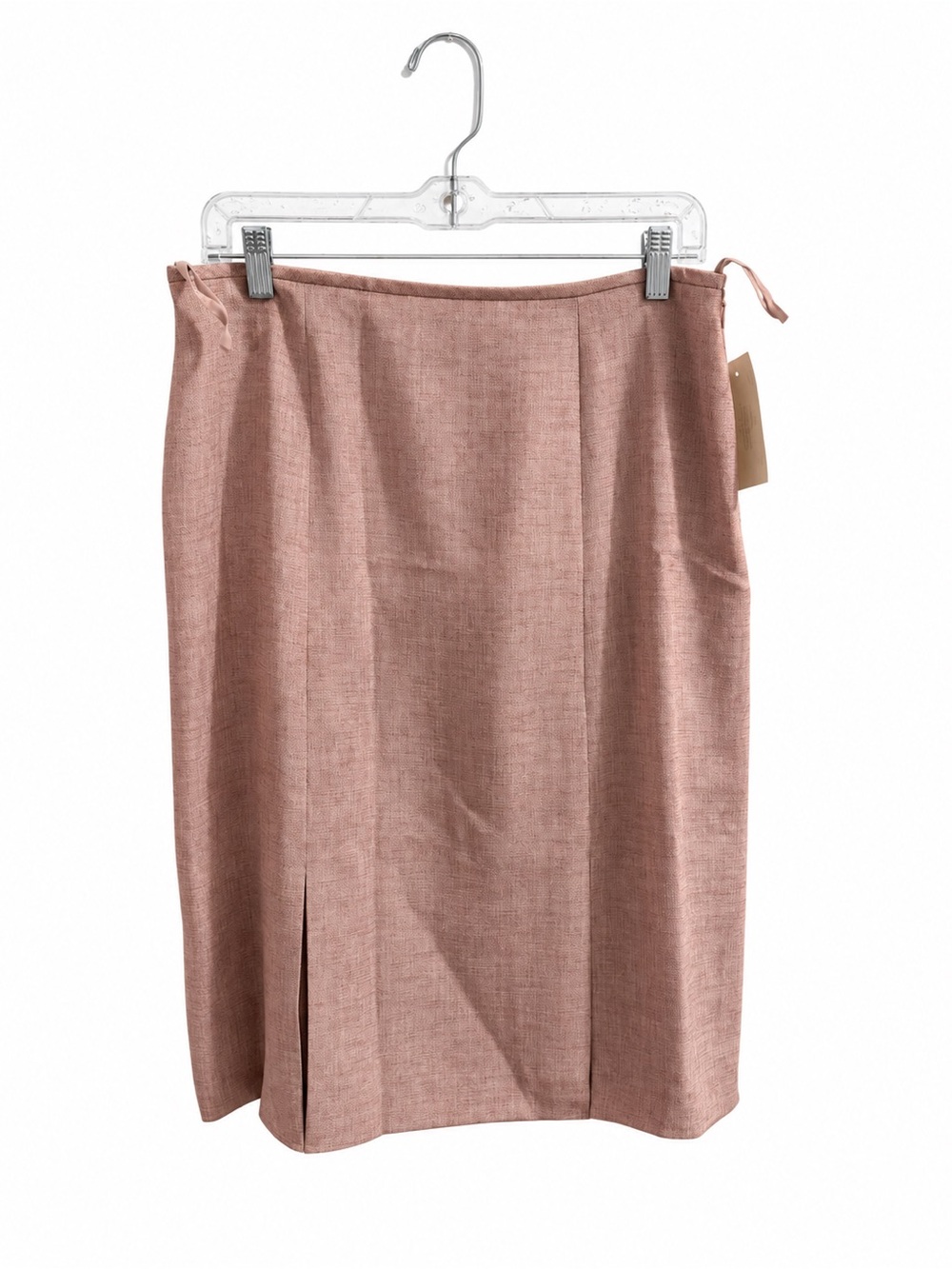 Le Suit Womens Size 12 Dusty Rose Pink Textured Pencil Skirt New With Tags